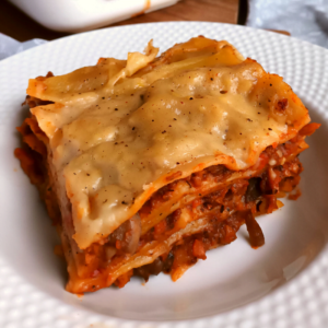 Vegan Lasagna Bolognese